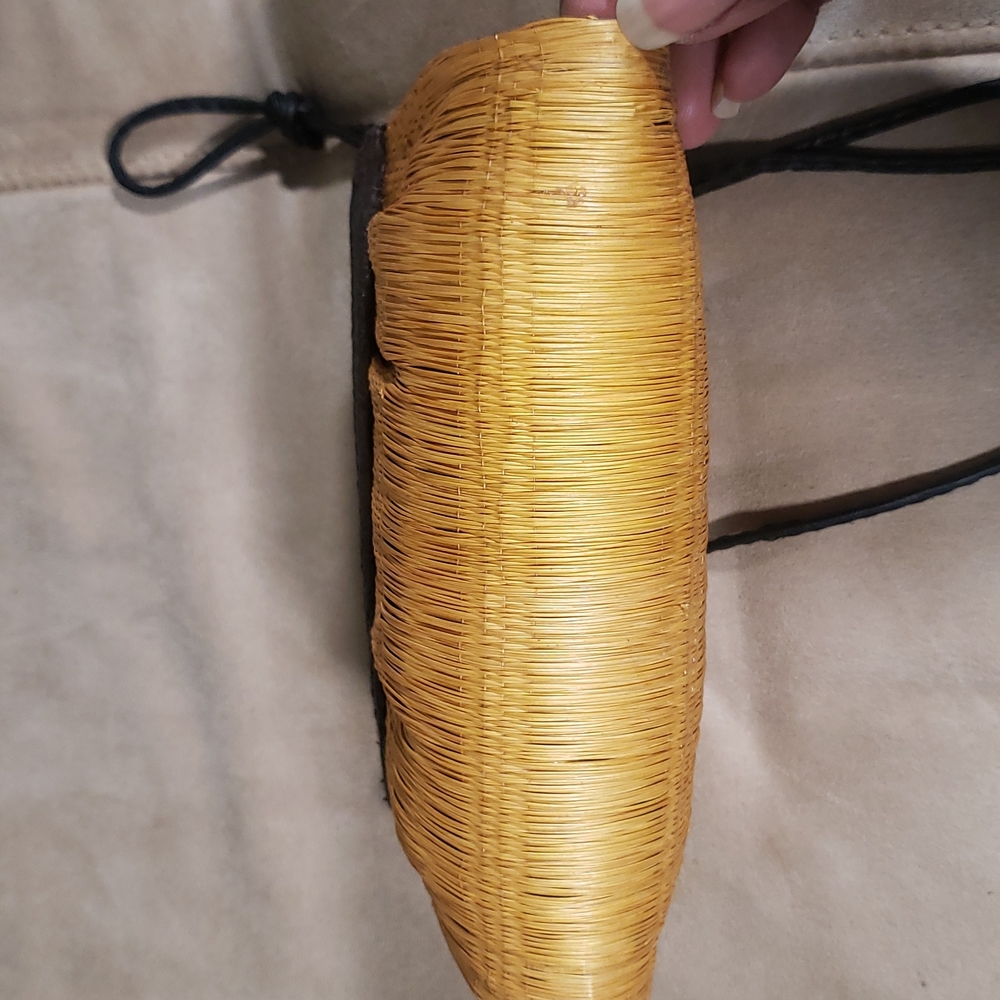 Handmade Raffia Mini crossbody - Picture 4 of 4